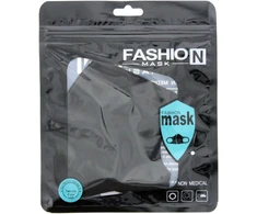 Fashion Textile Mask Juodas Reusable For Women