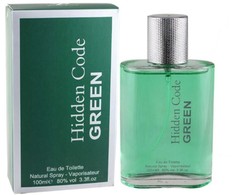 Fine Perfumery Hidden Code Žalias EDT tualetinis vanduo vyrams, 100 ml