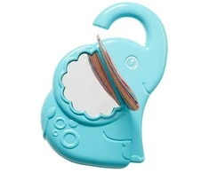 Fisher Price, Elephant Peek, Play Mirror With Hands-On Activities, Rattles With Teething Toy 2-In-1 , Unisex, 3+ months