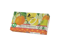 La Dispensa Florinda Mosaico muilas augalinis, rankų darbo, parfumuotas, Viduržemio jūros citrusinių vaisių aromato, 100 g