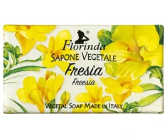 Florinda, Freesia, Vegan &amp; Cruelty-Free, Cleansing &amp; Softening, Floral, Scented Soap Bar , Body &amp; Hands, 100 g