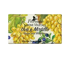 La Dispensa Florinda muilas augalinis, rankų darbo, parfumuotas, Vynuogių ir Mėlynių aromato, 100 g
