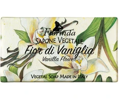 La Dispensa Florinda muilas augalinis, rankų darbo, parfumuotas, Vanilės žiedų aromato, 100 g