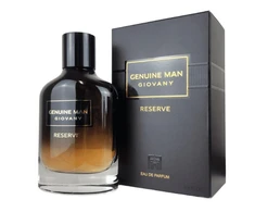 Fragrance World Genuine Man Giovany Reserve EDP parfumuotas vanduo vyrams, 100 ml