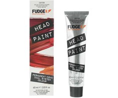 Fudge Professional, Head Paint, Triple Conditioning Complex, Permanent Hair Dye, 55.26 Light Intense Violet Raudona Brown, 60 ml
