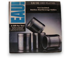Set, Geoffrey Beene, Eau de Pilkas Flannel, Metal Cup Holder, Pilkas, 4 pcs