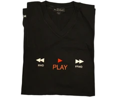 „Givenchy Play“ trumpomis rankovėmis vyriški tekstiliniai marškinėliai, S dydis