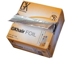 GK hair Global Keratin Kreminis Colour Aliuminio Foil Cardboard Dispenser