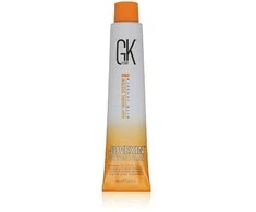 GK hair Global Keratin Kreminis Colour Permanent Hair Dye 3.6 Dark Raudona Brown, 100 ml