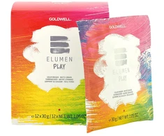 „Goldwell Elumen Play Eraser“ pusiau ilgalaikiai plaukų dažai, 12 vnt., 30 g