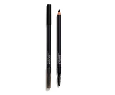 Gosh, Gosh, Eyebrow Kreminis Pieštukas &amp; 2-In-1, 02, Juodas, 1.2 g
