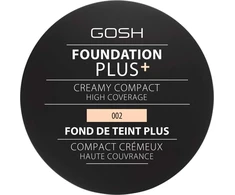 Gosh, Plus, Compact Foundation, 002, Ivory, 9 g
