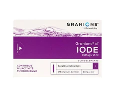 Granions, Of Iodine, Supports Normal Thyroid Function, Hormone Production, Energy Metabolism &amp; Nervous System Health, Syrup, 30 pcs, 2 ml