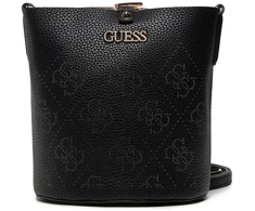 Guess, Amara, Polyester, Textile Handbag, 4G Logo, Juodas, HWSG8493010, 22 x 20.5 x 14 cm