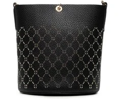 Guess, Amara, Synthetic Leather, Textile Backpack, Juodas, XG849301, For Women, 18/21 x 20 x 14 / 14/18 x 17.5 x 6.5 cm