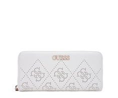 Guess, Amara, Textile Wallet, Logo Detail, SWSG6995460, Baltas, For Women
