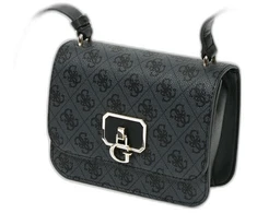 Guess, Coal, Textile Crossbody Bag, Juodas, 79780, 18.5 x 14.5 x 7 cm, For Women