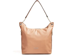 Guess, G Chain, Polyurethane, Textile Handbag, Large Hobo, rusvai gelsvas
