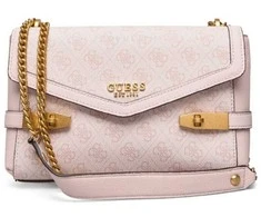 Guess, Guess, Synthetic Leather, Textile Bag, Pale Rose, HWPB8403210, For Women