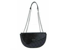 Guess, Guess, Convertible Xbody Flap, Textile Crossbody Bag, Juodas, 85 x 50 cm, For Women