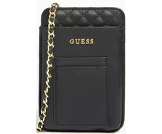 Guess, Guess, Polyurethane, Textile Bag, Pouch Phone, Juodas, PW1510P2301, For Women, 16.5 x 3 x 11 cm