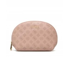 Guess, Textile Makeup Bag, Nude
