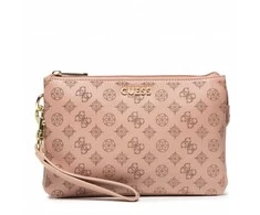 Guess, Textile Makeup Bag, Nude