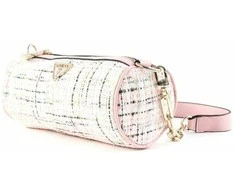 Guess, Manhattan, Polyester, Shoulder Bag, Textile Crossbody Bag, Rožinė Tweed, For Women