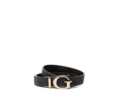 Guess, Mika, Double-Sided Model, Textile Belt, Gray, For Women, Size M