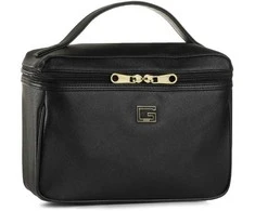 Guess, Nohea Accessories, Synthetic Leather, Textile Bag, Cosmetics, Juodas, PWNOHE P0360, For Women, 29.5 x 18.5 x 15 cm