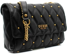 Guess, Triana, Textile Crossbody Bag, Juodas, HWQS8553210BLA, 26 x 16 x 9 cm, For Women