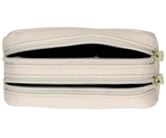 Guess, Vanille, Synthetic Leather, Textile Bag, Toiletry, rusvai gelsvas, For Women, 23 x 17 x 8 cm