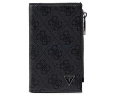 Guess, Vezzola, Textile Wallet, SMEVZLLEA78, Juodas, For Men