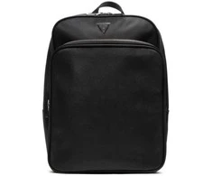 Guess, Zaino, Synthetic Leather, Textile Backpack, Juodas, HMECRN, For Men