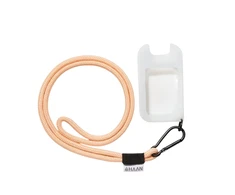 haan , Hand Sanitizer, With Neck Lanyard, Protective Case, Oranžinis