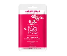Hada Labo Tokyo, Hada Labo, Hyaluronic Acid &amp; Collagen, Anti-Aging, Sheet Mask, Face, Day, 20 ml