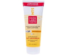 Hada Labo Tokyo Sun Hyaluronic Acid Moisturiser Sunscreen Lotion 50, 200 ml
