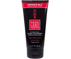 Hada Labo Tokyo Men Hyaluronic Acid Eliminates Impurities Cleansing Foam, 150 ml