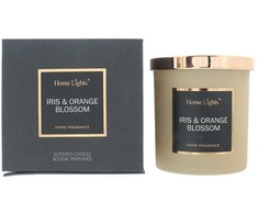 Home Lights Iris Oranžinis Blossom Scented Candle, 215 g