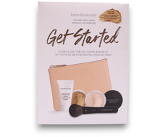 „Bare Minerals I Am An Original“ rinkinys: „Prime Time Vitamin E Smooth Wear Foundation Primer Golden Tan“, 15 ml + Originalus skystas makiažo pagrindas SPF 15, 2 g + „Mineral Veil Matte Finish“ biri fiksuojamoji pudra „Golden Tan“, 2 g + „BareMinerals“ fiksuojamoji pudra