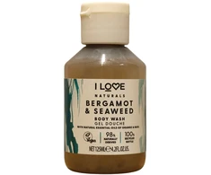 I Love Naturals Collection Bergamot &amp; Seaweed Hydrating Dušo želė For All Skin Types, 125 ml
