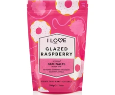 I Love, Signature Collection, Glazed Raspberry, Bath Salt, 500g