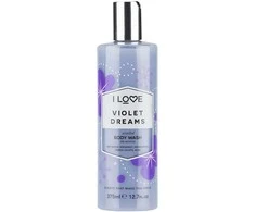 I Love Signature Collection Vegan Cleansing Violet Dreams Kūno prausiklis, 360 ml