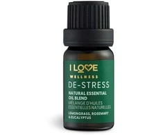 I LOVE WELLNESS DE-STRESS natūralių eterinių aliejų derinys, 10 ml
