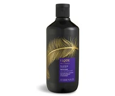 „I Love Wellness Sleep“ eterinių aliejų drėkinamasis vonios skystis su ramunėlėmis ir levandomis, 500 ml