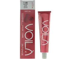 Intercosmo Voilà 3C Intense Permanent Hair Dye 7.66 Fire Raudona, 60 ml
