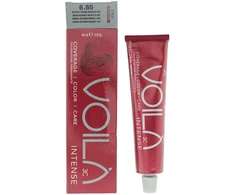 Intercosmo Voila 3C Intense Permanent Hair Dye 6.65 Dark Skirtas šviesiems plaukams Beaujolais, 60 ml