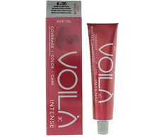 Intercosmo Voilà 3C Intense Permanent Hair Dye 6.35 Dark Skirtas šviesiems plaukams Intense Mahogany, 60 ml