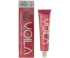 Intercosmo Voilà 3C Intense Permanent Hair Dye 7.32 Medium rusvai gelsvas Skirtas šviesiems plaukams, 60 ml