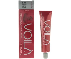 Intercosmo Voilà 3C Intense Permanent Hair Dye 5.66 Deep Raudona, 60 ml